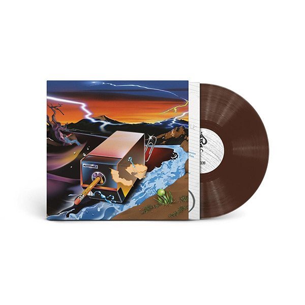 Capa do álbum de @ "Autosmile" em disco de vinil - Discovoador