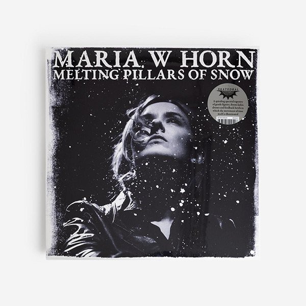 Capa do álbum de Maria W Horn "Melting Pillars of Snow" em disco de vinil - Discovoador